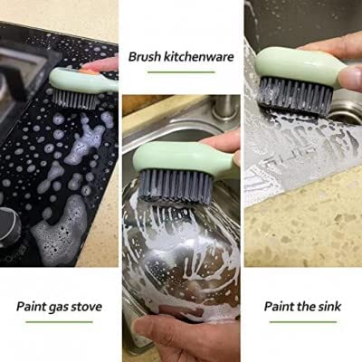 Multifunctional Liquid Shoe Cleaning Brush with Soap Dispenser