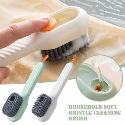 Multifunctional Liquid Shoe Cleaning Brush with Soap Dispenser