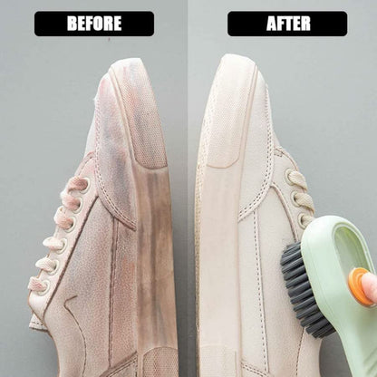 Multifunctional Liquid Shoe Cleaning Brush with Soap Dispenser