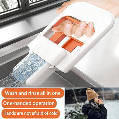 Mini Foldable Sponge Mop , Wet & Dry Portable Cleaning Tool for Kitchen Countertops