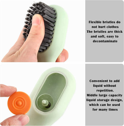 Multifunctional Liquid Shoe Cleaning Brush with Soap Dispenser